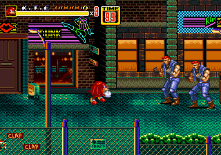 Streets of Rage 2 and Knuckles Screenshot 1